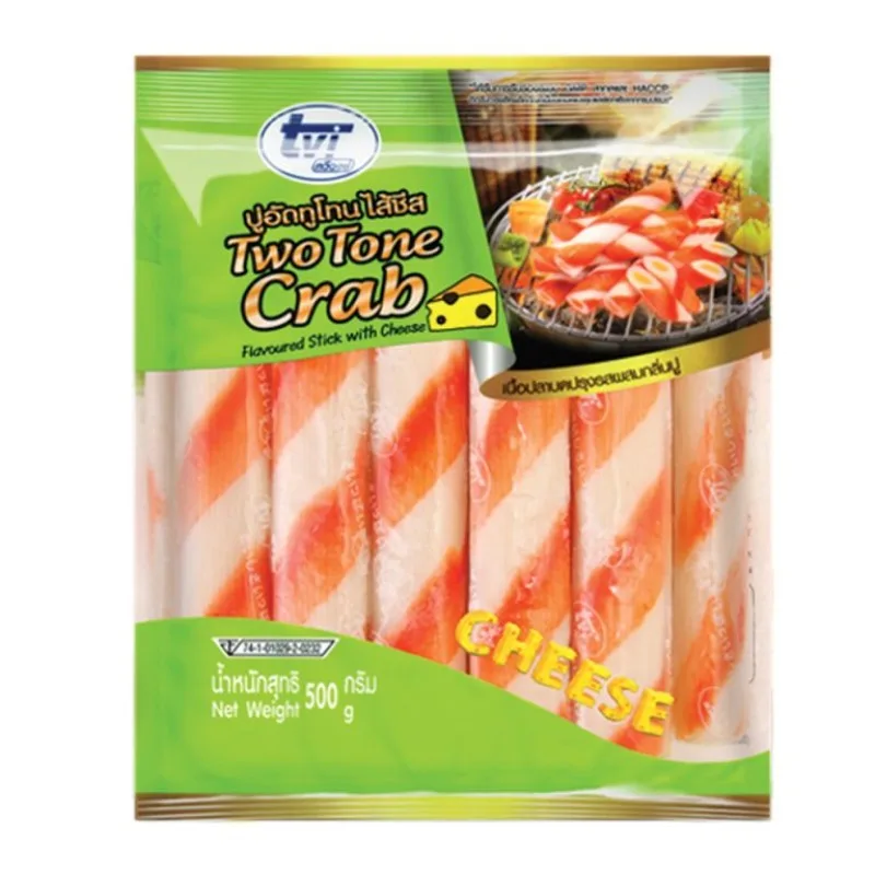 ปูอัดทูโทนไส้ชีส TVI 500 g