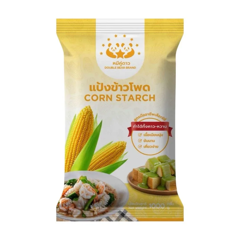แป้งข้าวโพด หมีคู่ดาว